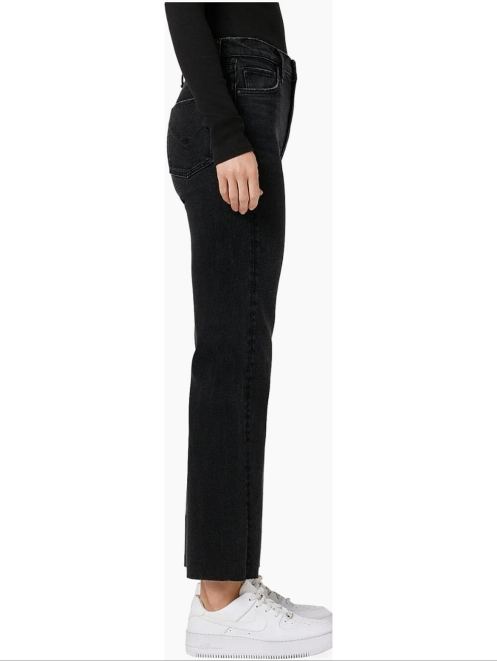 Hudson Jeans Remi High-Rise Straight Ankle Jeans 12 Minimalist Quiet Luxury 80s - Picture 5 of 9